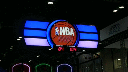 NBA Hoops Deluxe Marquee Linking Sign