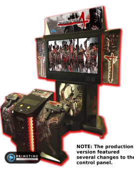 The House of the Dead 4 Pre-Production Deluxe cabinet by Sega