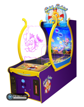 Gold Fishin' Redemption Arcade Game by ICE