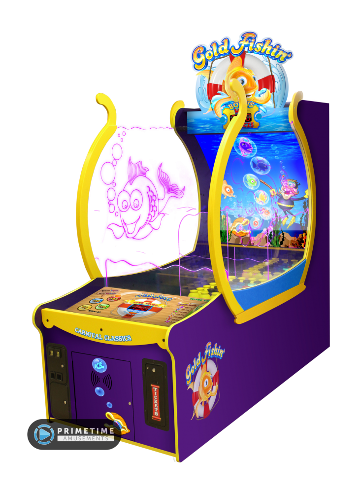 Gold Fishin' Redemption Arcade Game by ICE