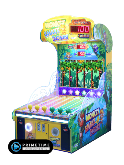 Monkey Shake Down Redemption Arcade game by Universal Space (UNIS)