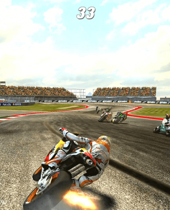 MotoGP Screenshot, America course