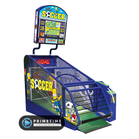 Simpsons Soccer video redemption game by Coastal Amusements