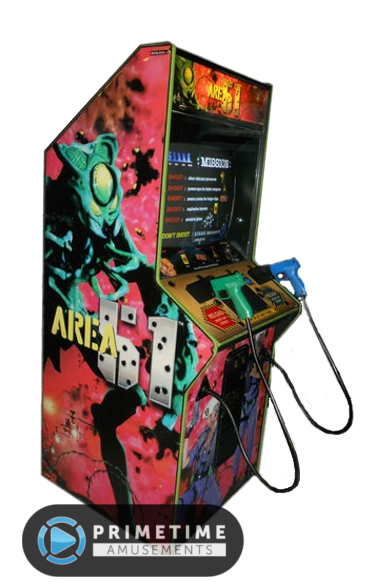 LARGE Area 51 Arcade Video Game Banner Flag Poster 