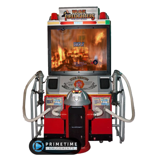 Brave Firefighters video arcade game by Sega Amusements