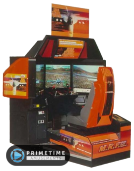 Sega Strike Fighter triple screen deluxe video arcade game by Sega