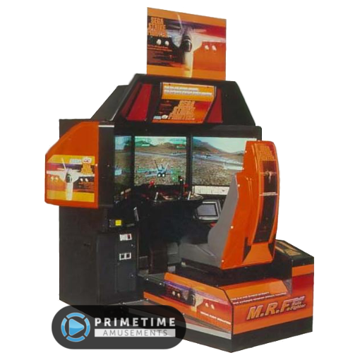 Sega Strike Fighter triple screen deluxe video arcade game by Sega