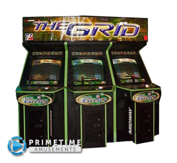 The Grid Video Arcade Game Triple Unit By Midway Games