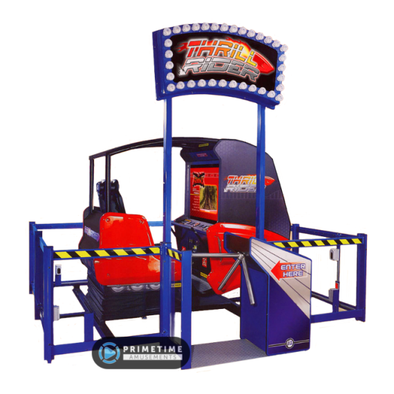 Thrill Rider motion simulator / virtual roller coaster by ICE