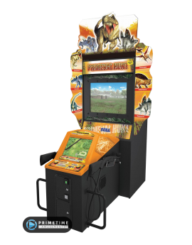 Primeval Hunt standard video shooting arcade game by Sega Amusements