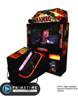 Rambo Deluxe Arcade game by Sega