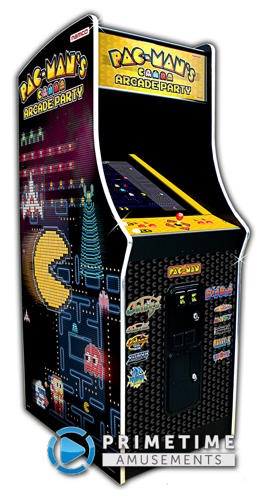 Pac-Man's Arcade Party Upright Commercial Coin Model
