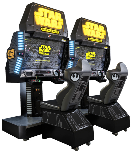 Star Wars Battle Pod Flat Screen Edition Twin Arcade Machine For Sale