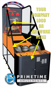 Add Your Logo To An Arcade Basketball Machine!