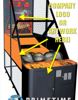 Add Your Logo To An Arcade Basketball Machine!