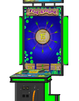 Frog Around Video Redemption Arcade game by Coastal Amusements