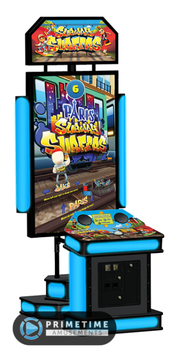 Subway Surfers 65" Deluxe arcade game by Costal Amusements