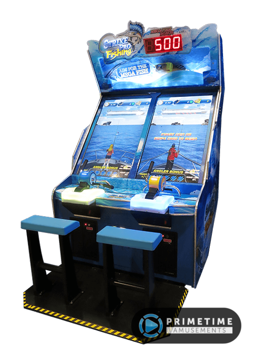 Strike Pro Fishing video redemption arcade game by Universal Space (UNIS)