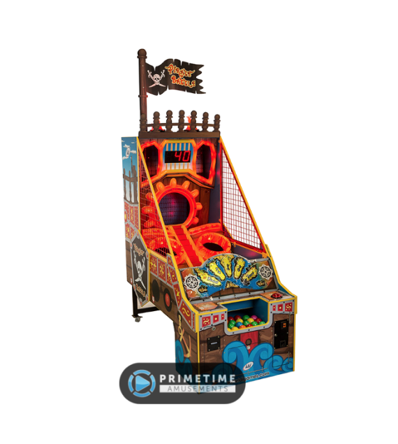 Pirate Battle ball toss redemption arcade game by LAI Games