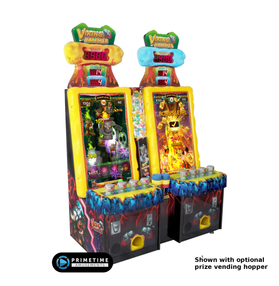 Viking Hammer Video Redemption Whacker Arcade Game by Family Fun Companies
