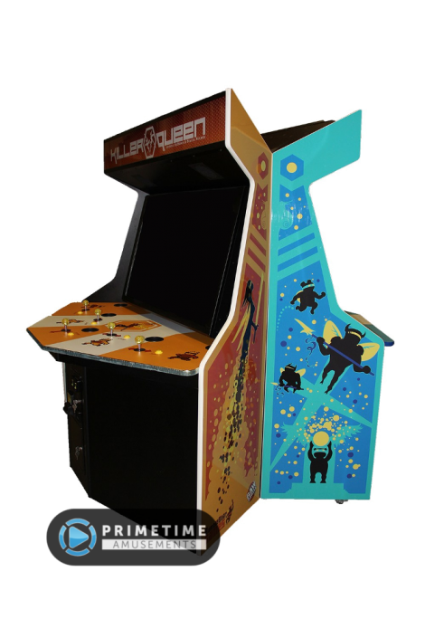 Killer Queen Arcade dial cabinet setup by Raw Thrills