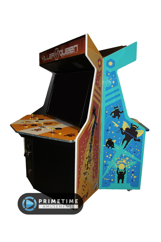 Killer Queen Arcade dial cabinet setup by Raw Thrills