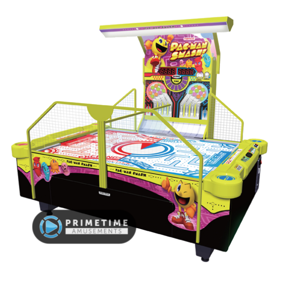 Pac-Man Smash air hockey table by Bandai Namco Amusements America