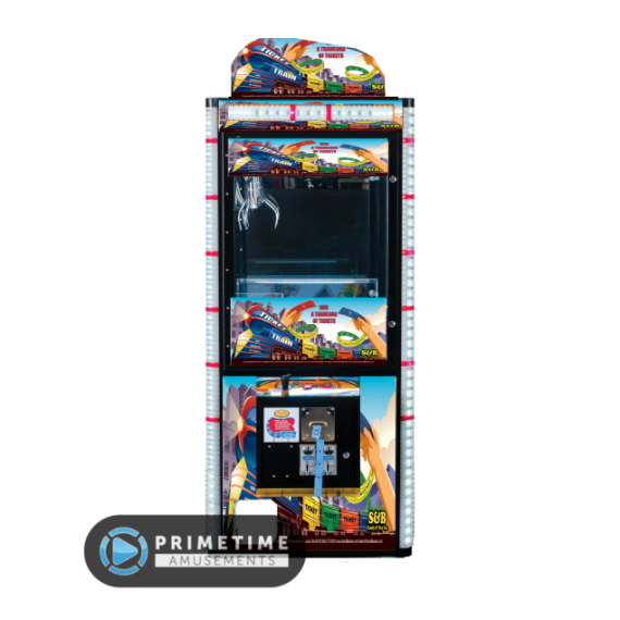 Ticket Train crane machine by St. Louis Game Company / S&B Toy