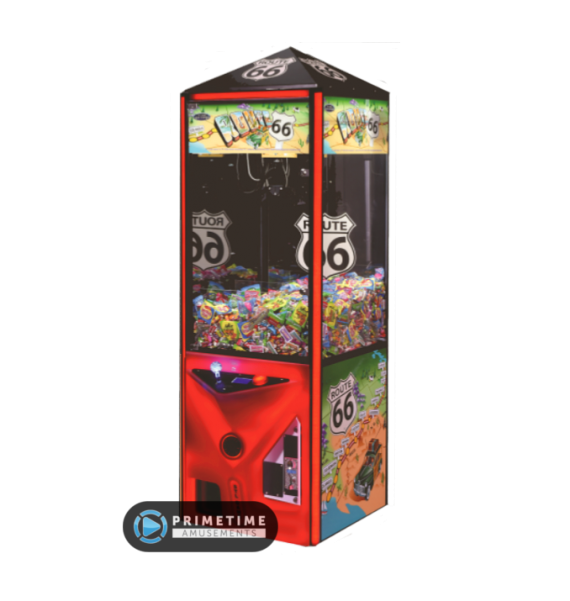 Route 66 25" crane machine by S&B Toy Company / St. Louis Game Company