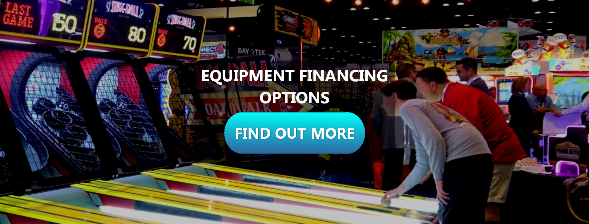 Financing arcade equipment through PrimeTime Amusements partners