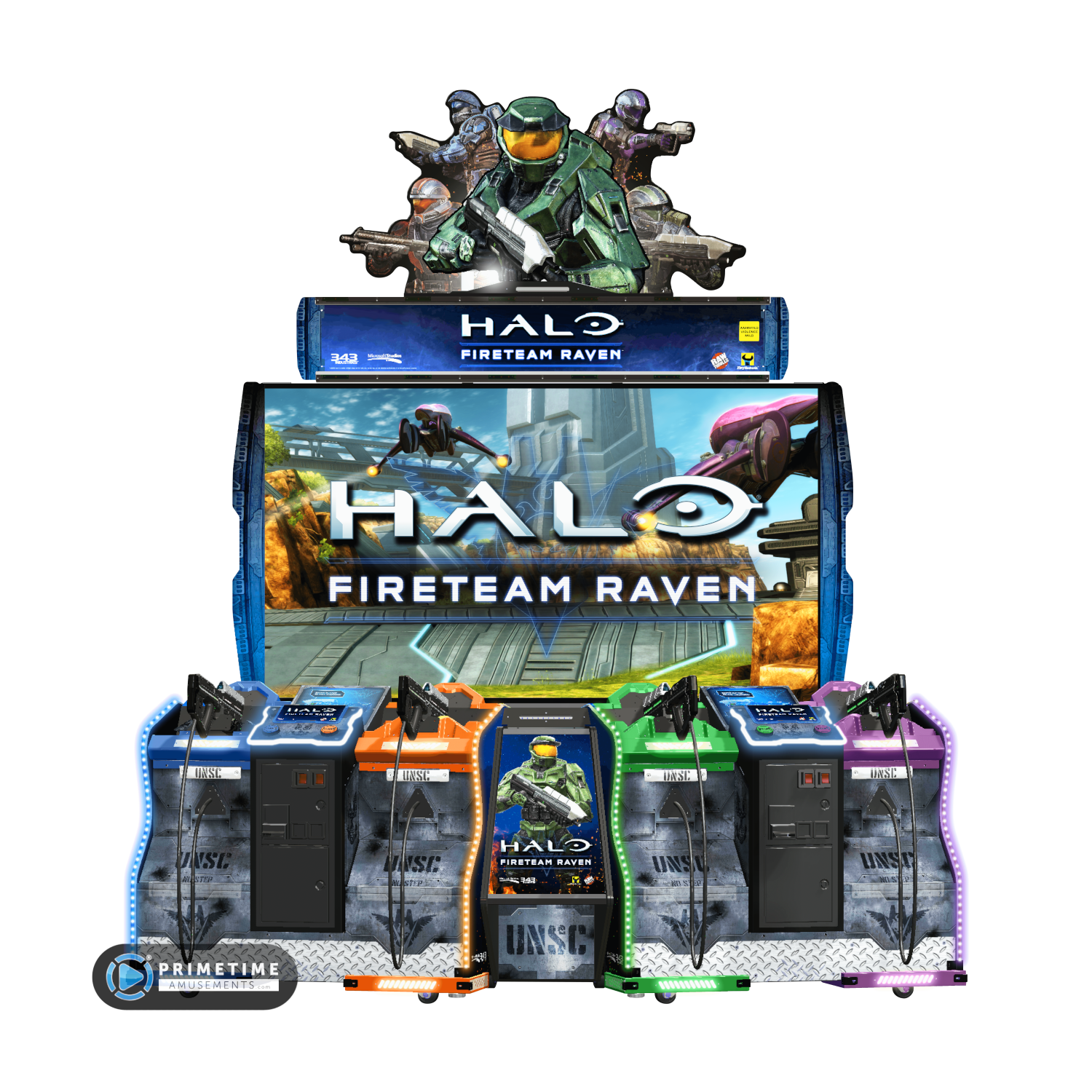 Halo: Fireteam Raven 4-player Assault Model by Raw Thrills