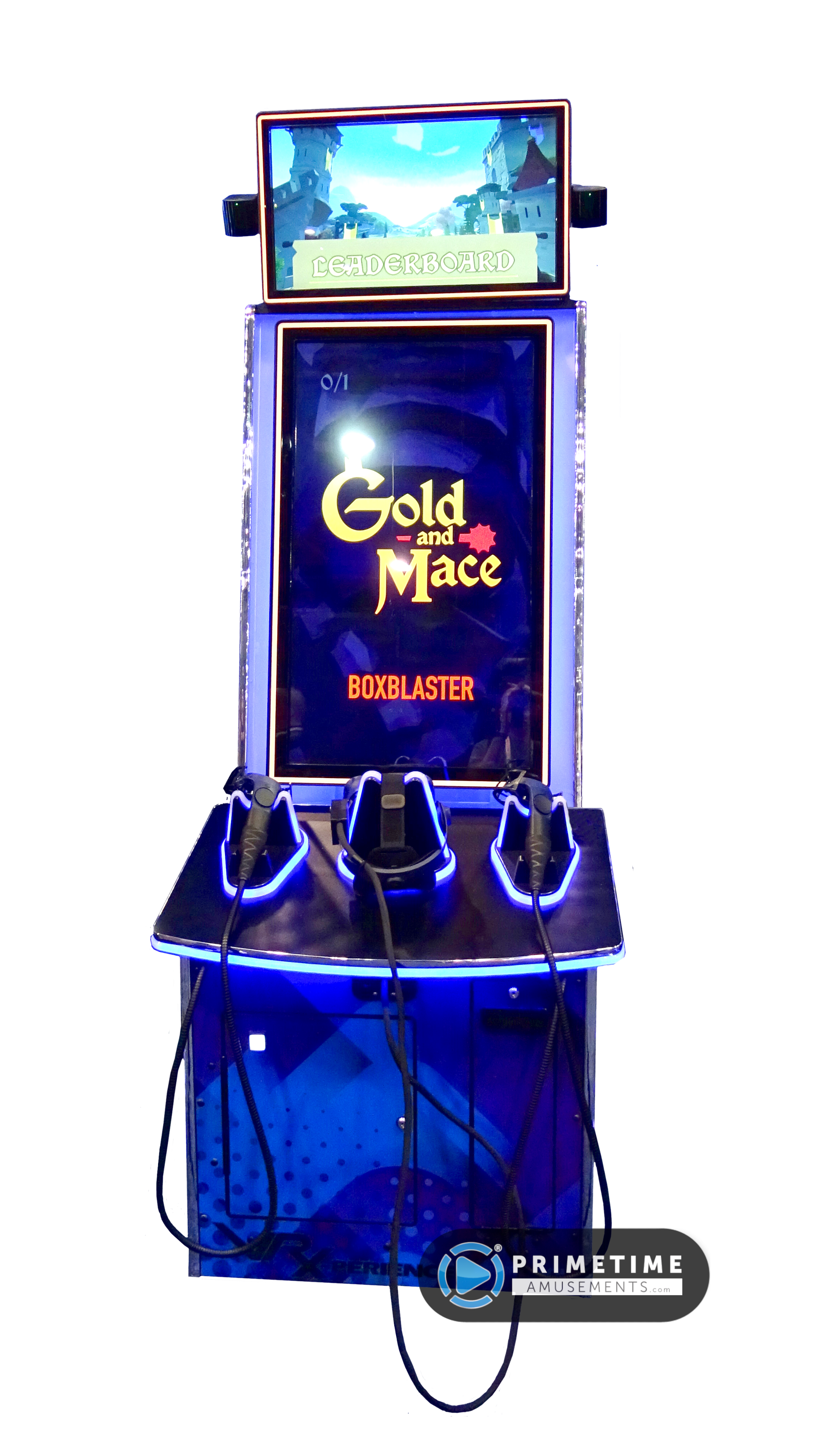 Gold & Mace VR arcade game
