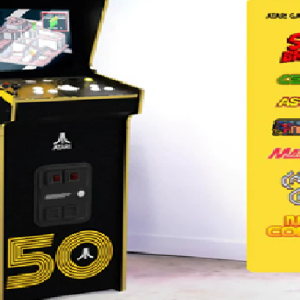 Arcade1Up and Atari Celebrate 50 Years of Gaming with Deluxe Arcade Machine