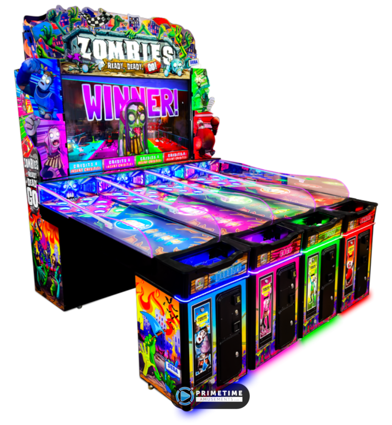 Zombies! Ready, Deady, Go! arcade cabinet by Sega Amusements