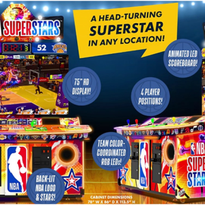 Get Ready for a Slam Dunk with Raw Thrills and Play Mechanix's New Basketball Arcade Game