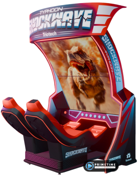 Typhoon Shockwave motion ride by Triotech